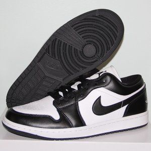 Nike Air Jordan 1 Low Panda Shoes Women 10 White Black